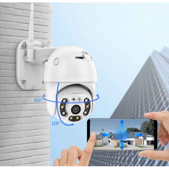 360 Derece 1080P Ptz Kamera Dış Mekan IP Gece Görüşlü Güvenlik Kamerası 360 Derece 1080P Ptz Kamera Dış Mekan IP Gece Görüşlü Güvenlik Kamerası