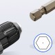 Kademeli Matkap Ucu 4-32 mm Sarı Titanyum Kaplama Kozalak Panç