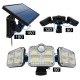 Güneş Enerjili 122 Ledli Üç Başlıklı Solar Garaj Lambası Harici Panelli Güneş Enerjili 122 Ledli Üç Başlıklı Solar Garaj Lambası Harici Panelli