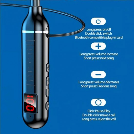 Yeni Nesil Hafıza Kartı Takılabilen Boyunluklu Bluetooth Kulaklık Hi-fi Teknoloji HHK1 TF Kartlı Kulaklık Yeni Nesil Hafıza Kartı Takılabilen Boyunluklu Bluetooth Kulaklık Hi-fi Teknoloji HHK1 TF Kartlı Kulaklık