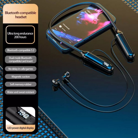 Yeni Nesil Hafıza Kartı Takılabilen Boyunluklu Bluetooth Kulaklık Hi-fi Teknoloji HHK1 TF Kartlı Kulaklık Yeni Nesil Hafıza Kartı Takılabilen Boyunluklu Bluetooth Kulaklık Hi-fi Teknoloji HHK1 TF Kartlı Kulaklık