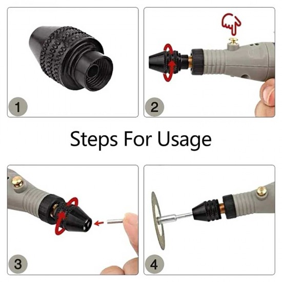 Dremel Gravür Makinası Uyumlu Mandren