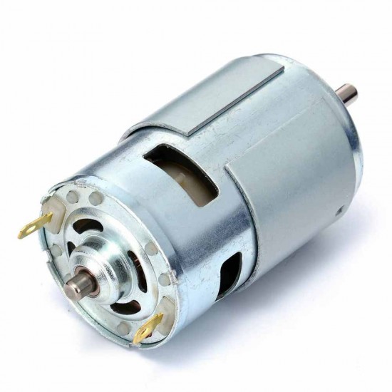 12v - 36v 775 Dc Motor Güçlü Hobi Motoru