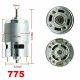 12v 150w 775 Dc Motor Güçlü Hobi Motoru ( Yüksek Devirli )