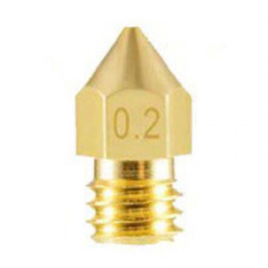 0.2 mm MK8 Pirinç Nozzle 3D Yazıcı Nozle 1.75mm 0.2 mm MK8 Pirinç Nozzle 3D Yazıcı Nozle 1.75mm