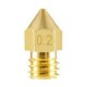 0.2 mm MK8 Pirinç Nozzle 3D Yazıcı Nozle 1.75mm 0.2 mm MK8 Pirinç Nozzle 3D Yazıcı Nozle 1.75mm