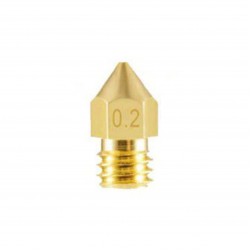 0.2 mm MK8 Pirinç Nozzle 3D Yazıcı Nozul 1.75mm