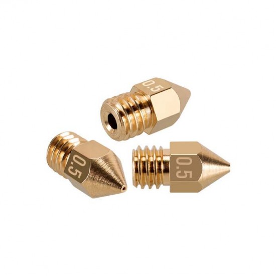 0.5 mm MK8 Pirinç Nozzle 3D Yazıcı Nozul 1.75mm 0.5 mm MK8 Pirinç Nozzle 3D Yazıcı Nozul 1.75mm