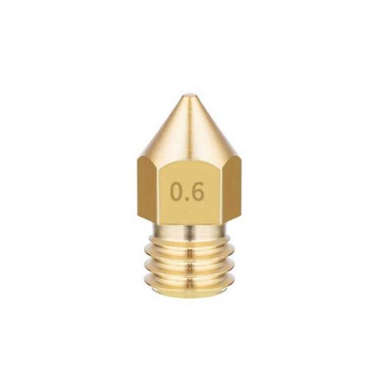 0.6 mm MK8 Pirinç Nozzle 3D Yazıcı Nozul 1.75mm 0.6 mm MK8 Pirinç Nozzle 3D Yazıcı Nozul 1.75mm