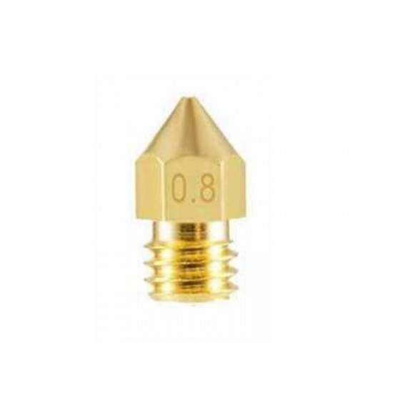0.8 mm MK8 Pirinç Nozzle 3D Yazıcı Nozul 1.75mm 0.8 mm MK8 Pirinç Nozzle 3D Yazıcı Nozul 1.75mm
