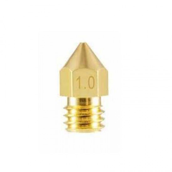 1.0 mm MK8 Pirinç Nozzle 3D Yazıcı Nozul 1.75mm 1.0 mm MK8 Pirinç Nozzle 3D Yazıcı Nozul 1.75mm