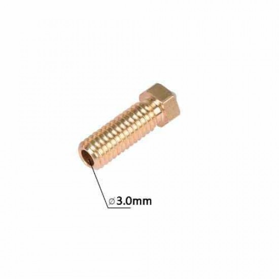 0.8mm Volcano Pirinç Nozzle - 3mm