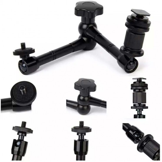 7 inç Magic Arm ( DSLR Ekipman Bağlantı Kolu ) + Super Crab Clamp Kelepçe 7 inç Magic Arm ( DSLR Ekipman Bağlantı Kolu ) + Super Crab Clamp Kelepçe