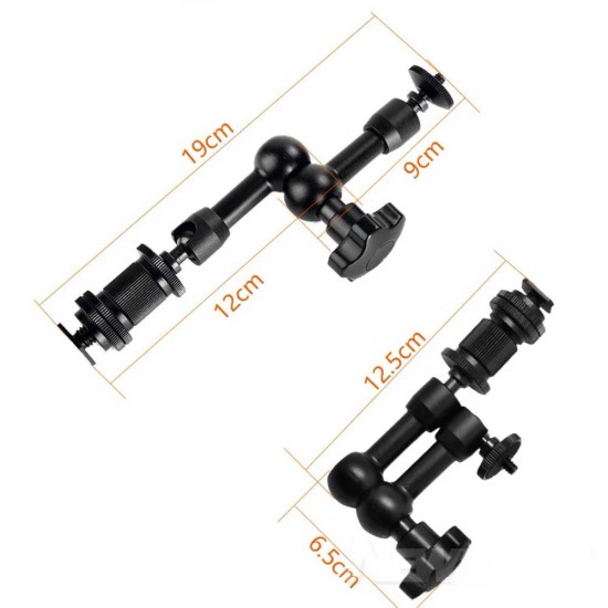 7 inç Magic Arm ( DSLR Ekipman Bağlantı Kolu ) + Super Crab Clamp Kelepçe 7 inç Magic Arm ( DSLR Ekipman Bağlantı Kolu ) + Super Crab Clamp Kelepçe