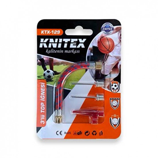 Knitex Top ve Bisiklet Tekeri Şişirme İğnesi 4 Parça KTX-129