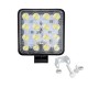 Off Road Beyaz Işık Sis Farı Lambası 16 Led Kare 12-24v Off Road Beyaz Işık Sis Farı Lambası 16 Led Kare 12-24v