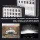 Off Road Tekne Sis Farı Lambası 42 Led Kare 12-24v 126w Off Road Tekne Sis Farı Lambası 42 Led Kare 12-24v 126w