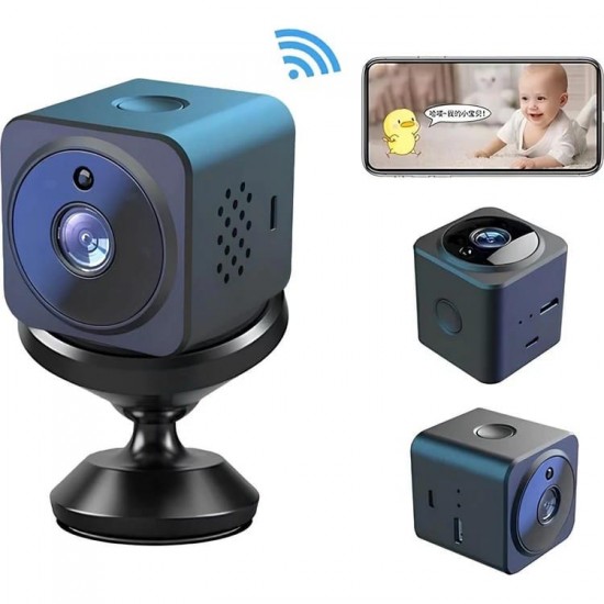 Wi-Fi Akıllı Mini IP Kamera | Araç Kamerası, Gizli Kamera, 1080P Gece Görüşlü Wi-Fi Akıllı Mini IP Kamera | Araç Kamerası, Gizli Kamera, 1080P Gece Görüşlü