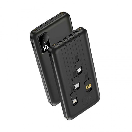Blic BPB4 10.000 mAh Göstergeli Fenerli Dahili Kablolu Powerbank Blic BPB4 10.000 mAh Göstergeli Fenerli Dahili Kablolu Powerbank