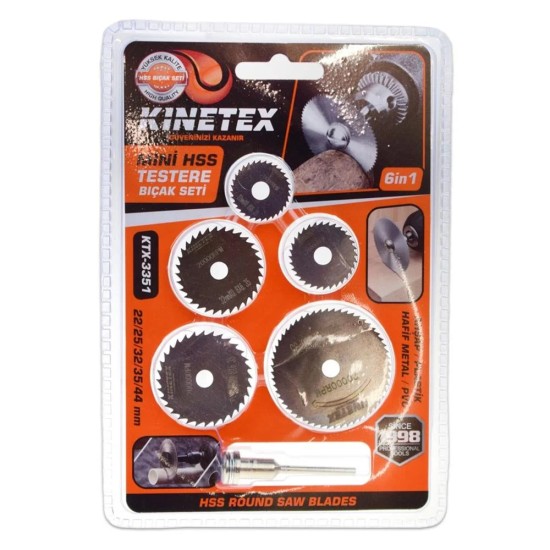 Knitex Mini HSS Gravür Testere Seti 6’lı KTX-3351