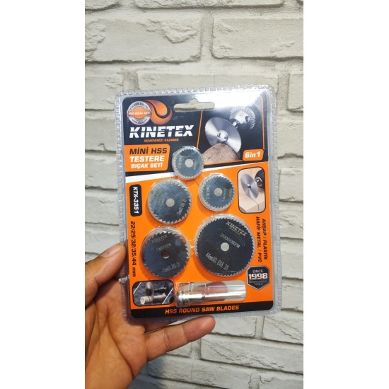 Knitex Mini HSS Gravür Testere Seti 6’lı KTX-3351